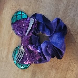 Disney little mermaid dinglehopper scrunchie